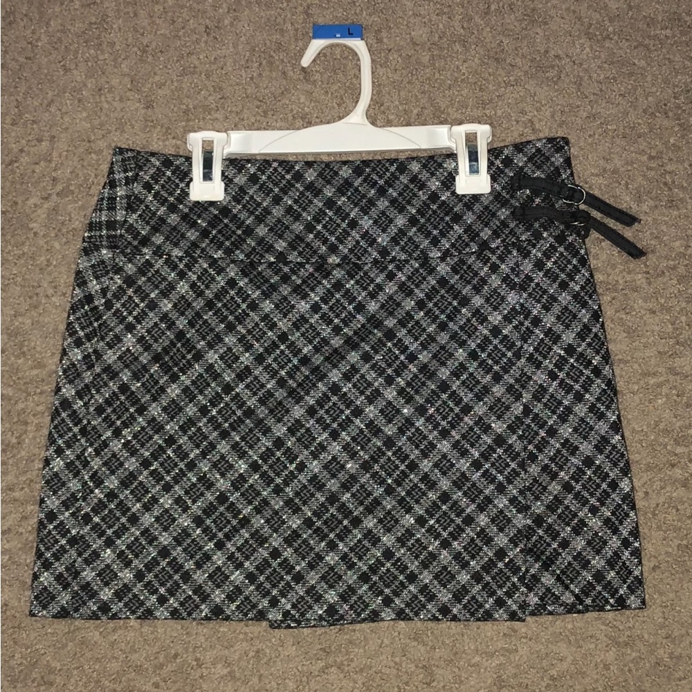 Express Black and White Pencil Mini Skirt for Work